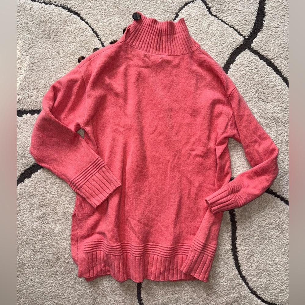 Anthropologie Margarita Pink Tunic Sweater - Picture 5 of 7